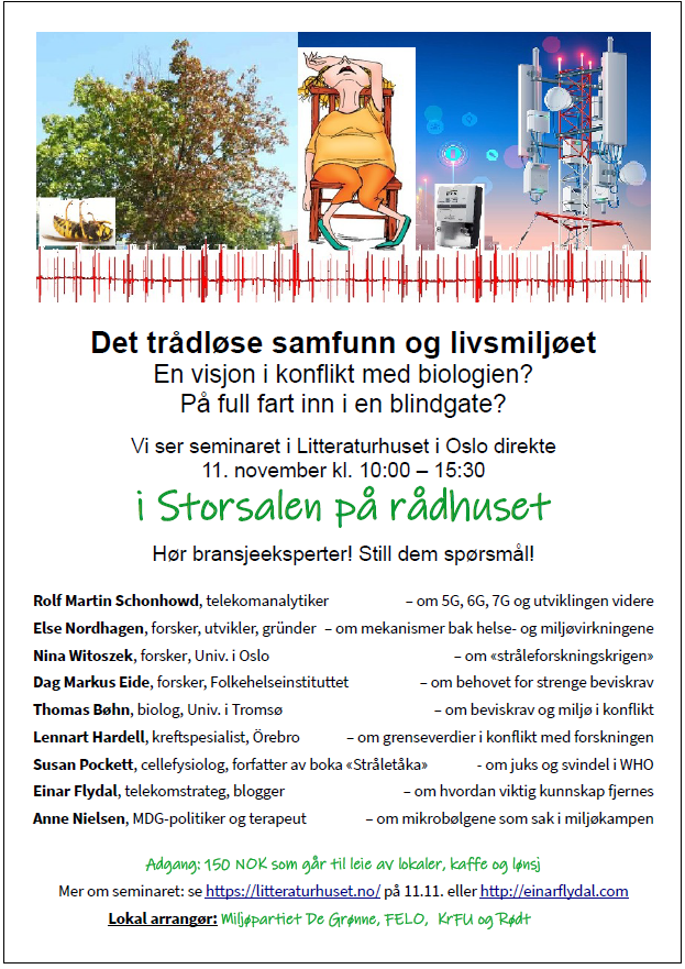 Seminar 11. november, bli med og arrangér seminar der du&nbsp;bor!